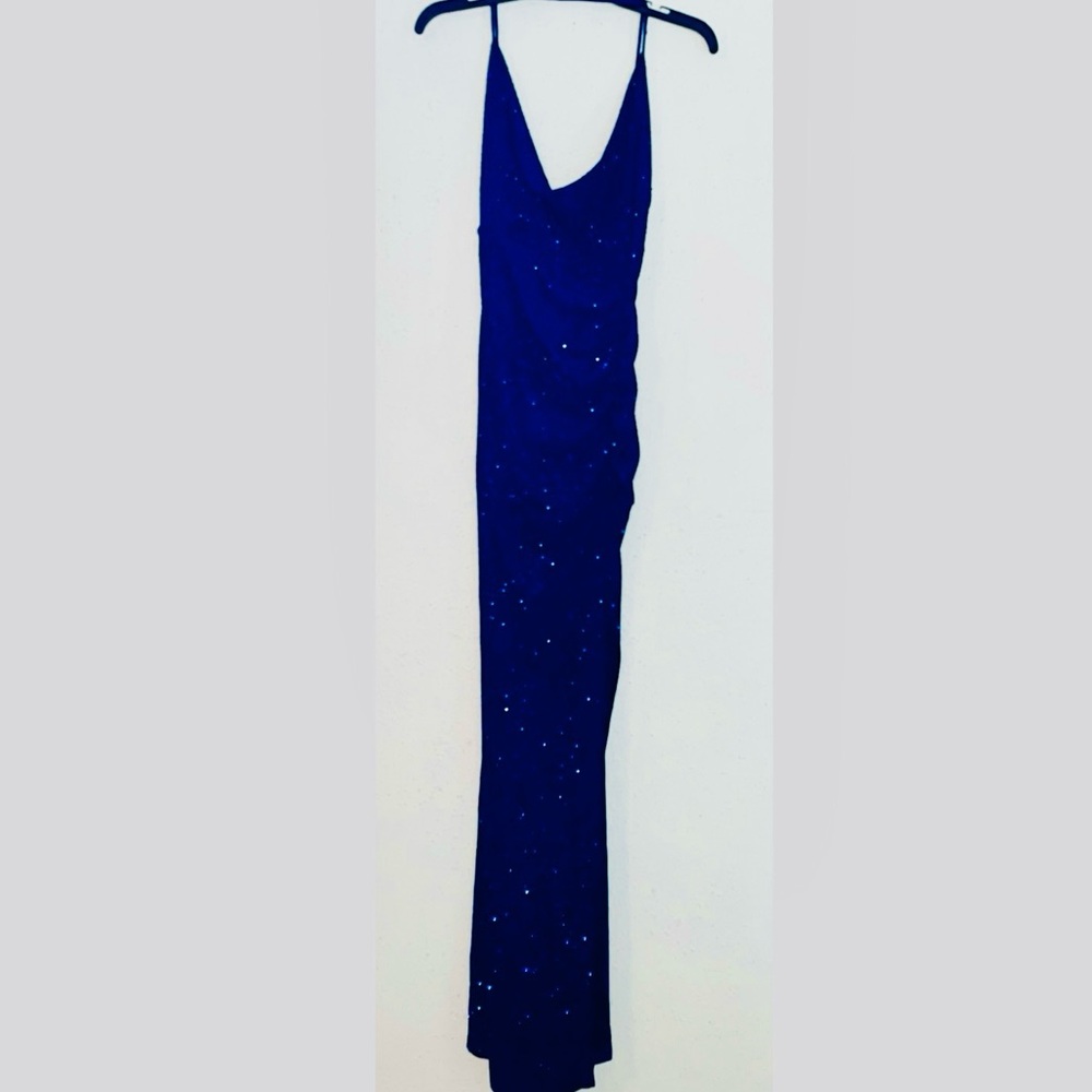 Windsor Sparkle Formal Dress in Navy blue